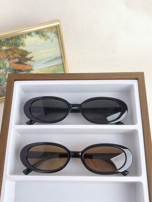 Classic Oval Fashion Sunglasses (2-Pack)