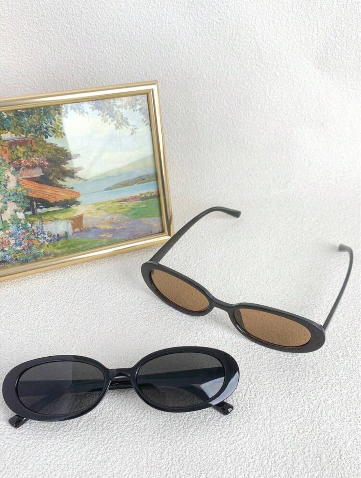 Classic Oval Fashion Sunglasses (2-Pack)